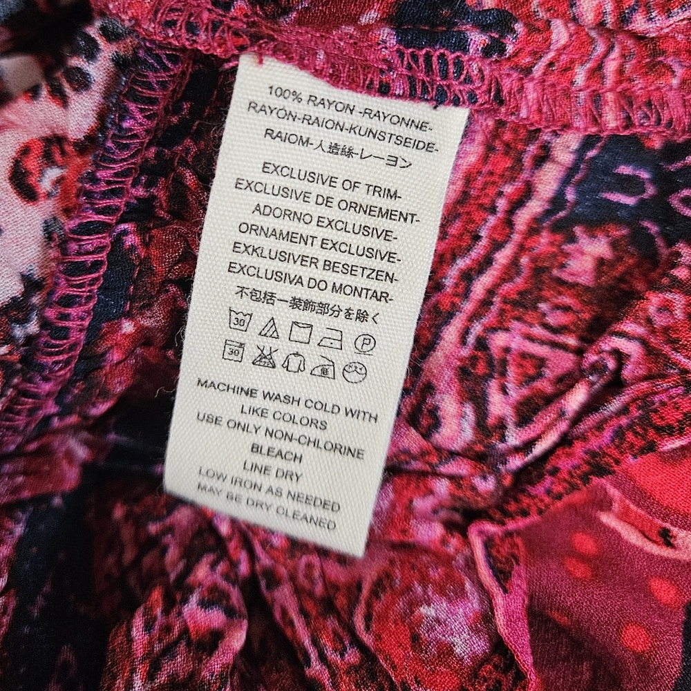 Free People Steal The Sun Halter Mini Dress Ruffle Hem Cutout Swingy Red Md NWT - Picture 10 of 16